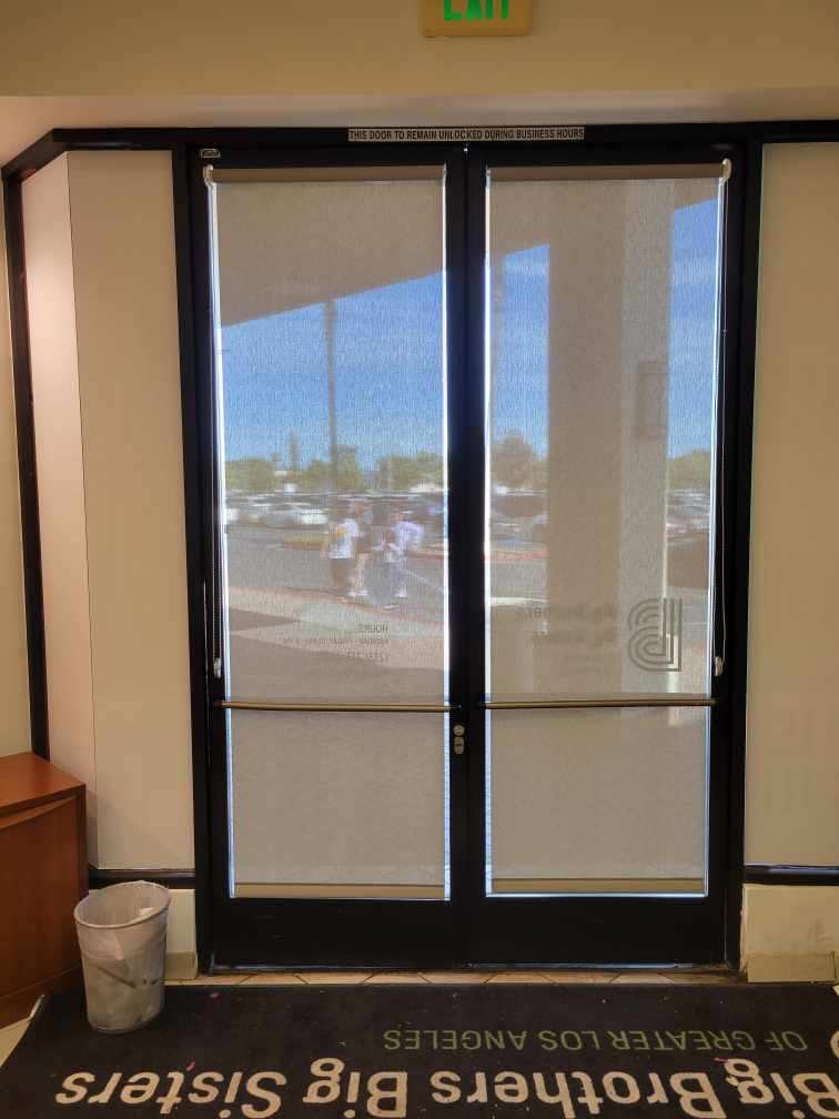 Roller shades installed for the Big Brothers Big Sisters in Lakewood